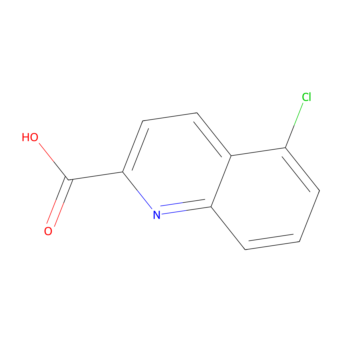 5-Chloroquinoline-2-carboxylic acid molecular structure, CAS 511231-70-2
