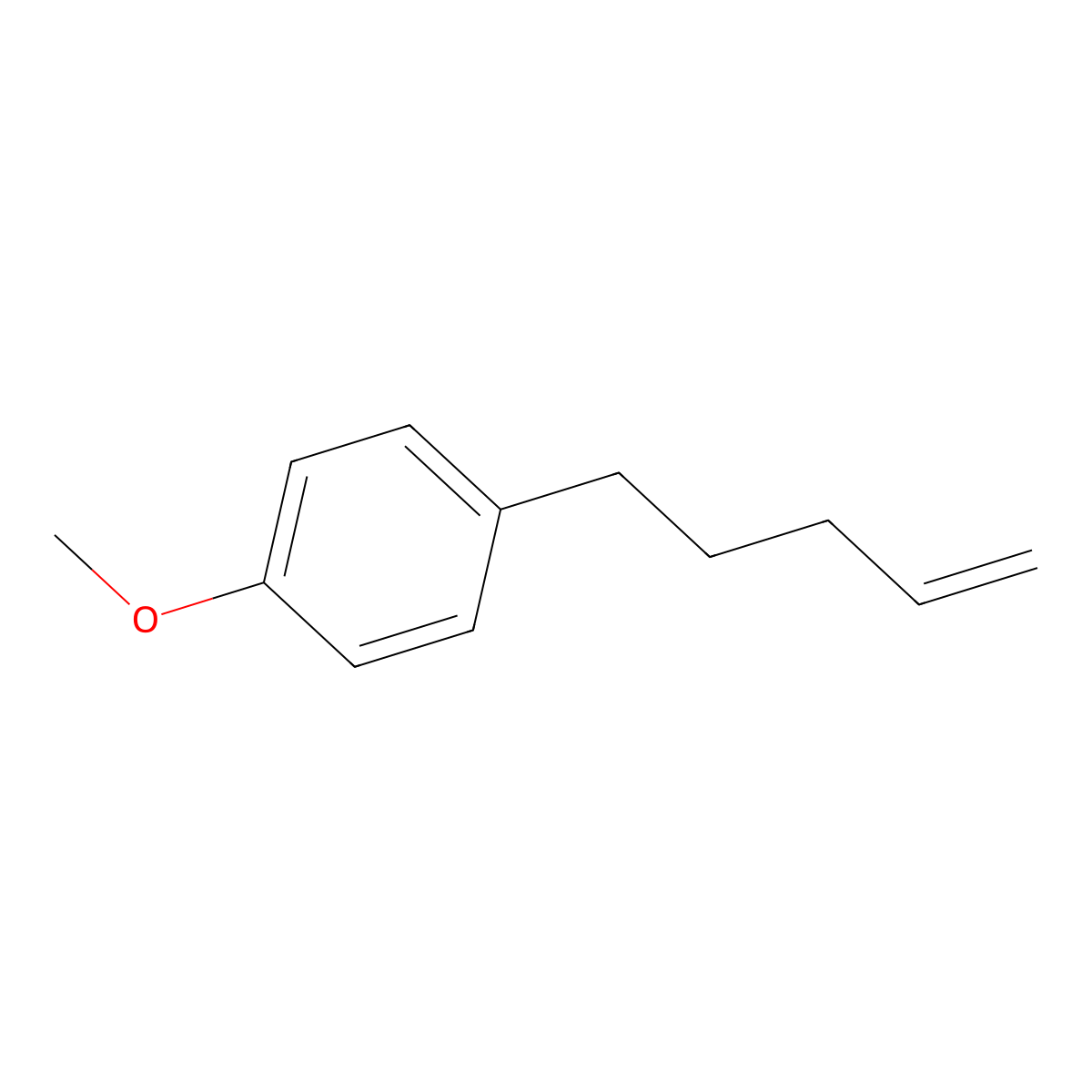5-(4-Methoxyphenyl)-1-pentene molecular structure, CAS 51125-16-7