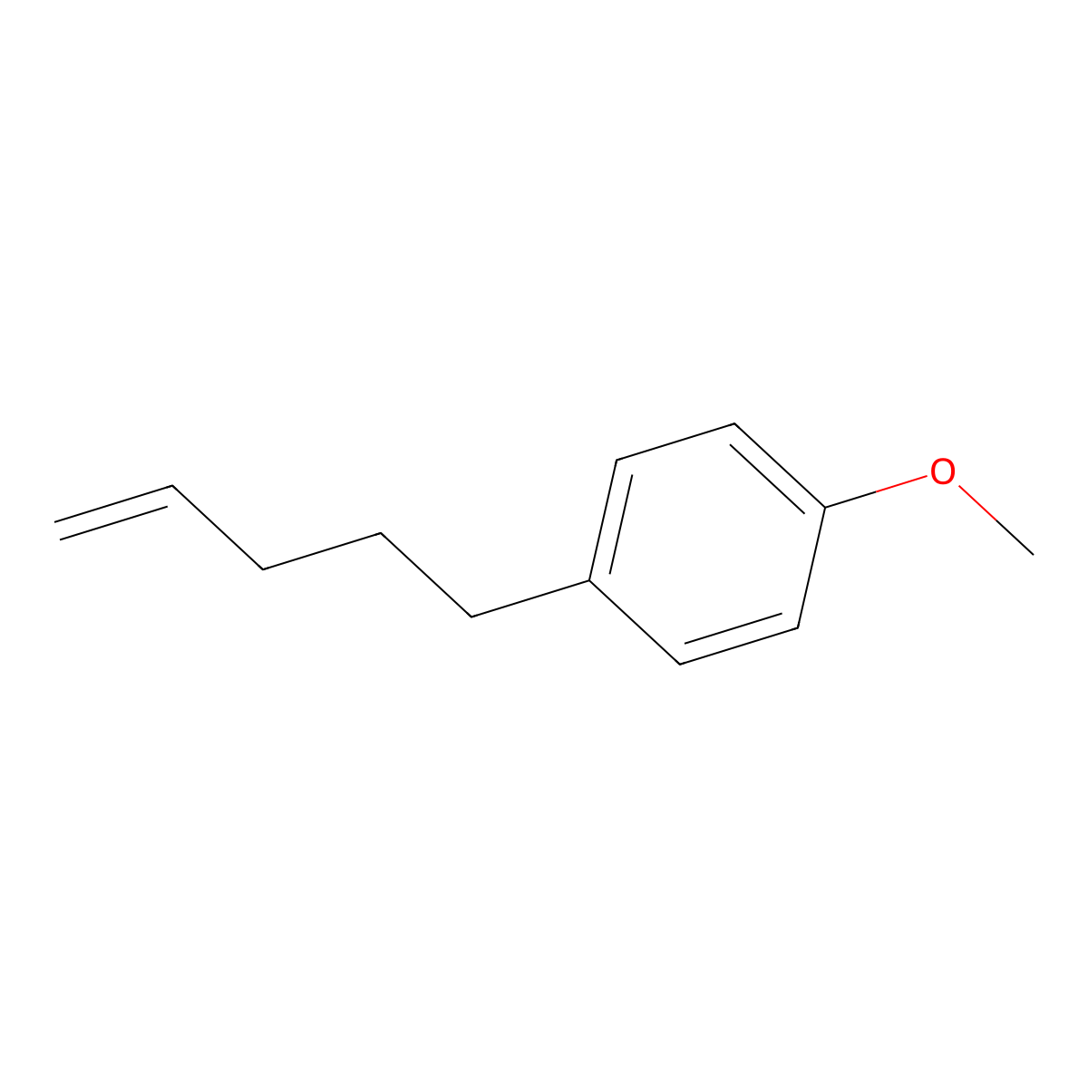5-(4-Methoxyphenyl)-1-pentene molecular structure, CAS 51125-16-7