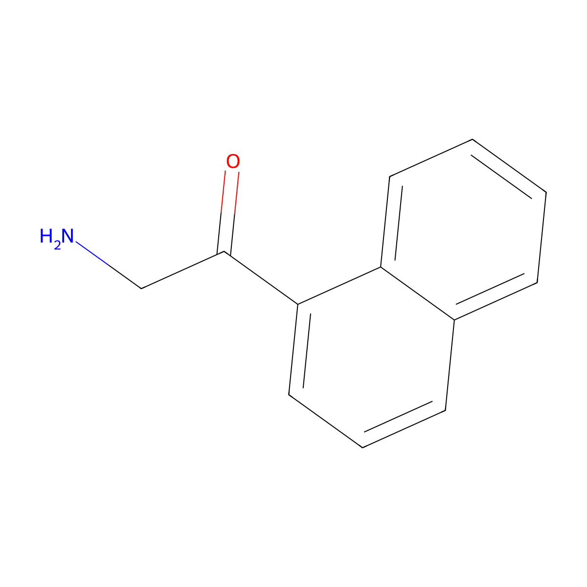 2-Amino-1-(naphthalen-1-yl)ethan-1-one molecular structure, CAS 51127-69-6