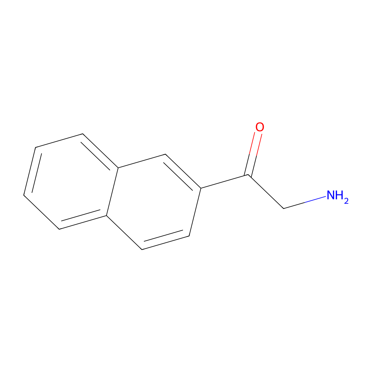 2-(Aminoacetyl)naphthalene molecular structure, CAS 51127-70-9