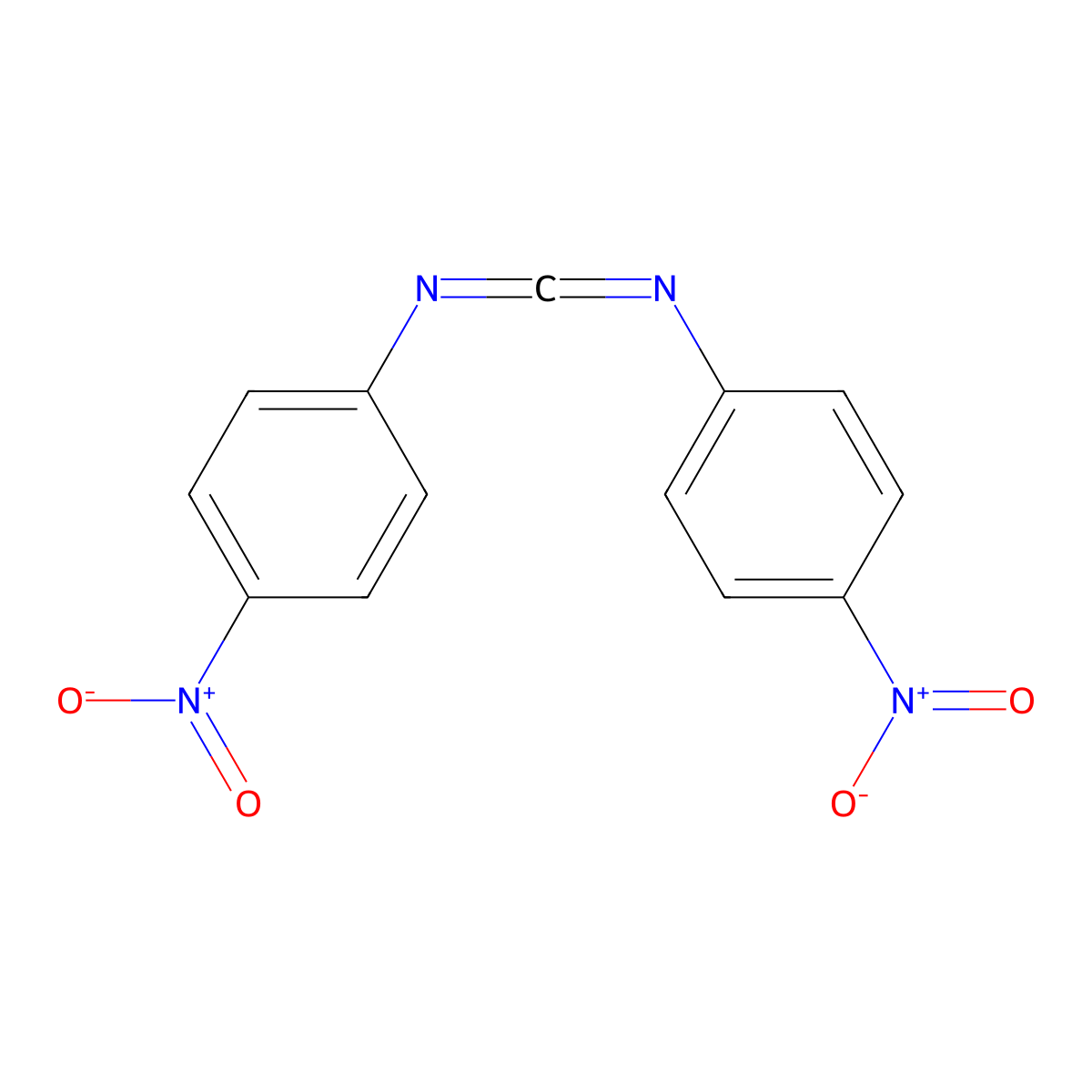 N,N'-Methanetetraylbis(4-nitroaniline) molecular structure, CAS 51128-83-7