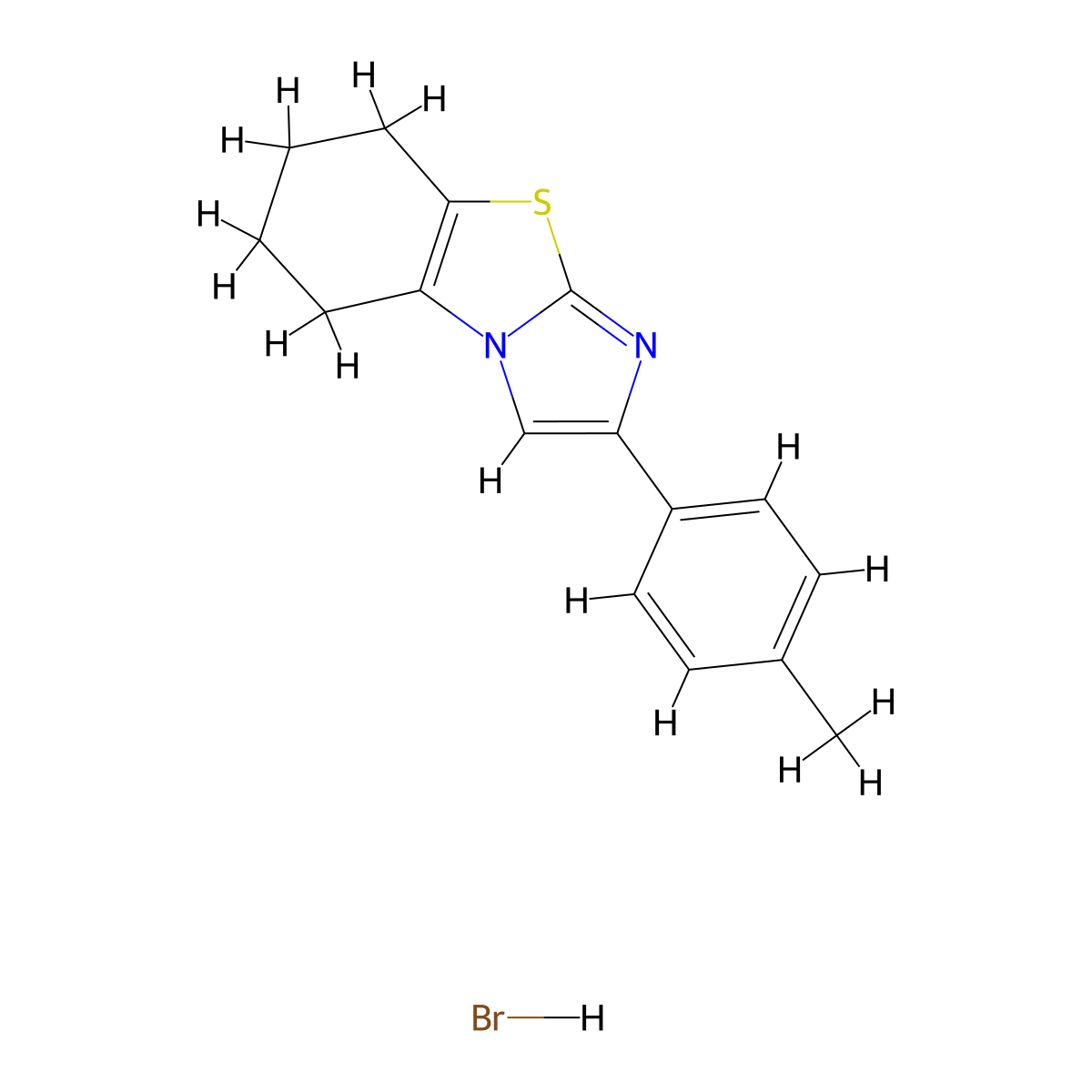 Pifithrin-beta hydrobromide molecular structure, CAS 511296-88-1