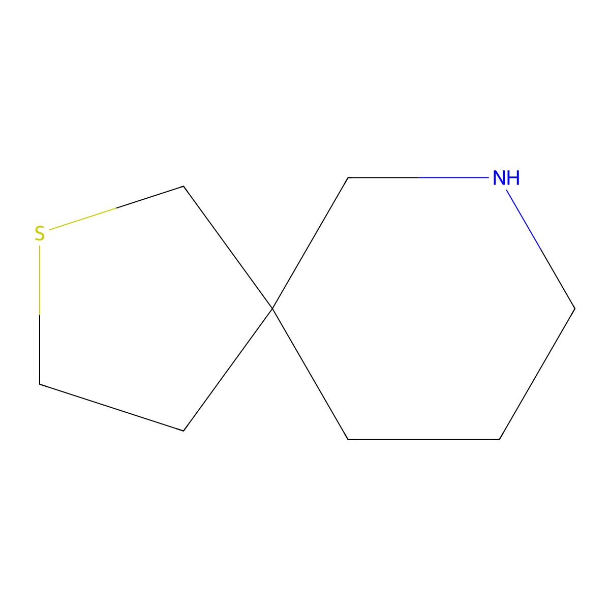 2-Thia-7-azaspiro[4.5]decane molecular structure, CAS 51130-62-2