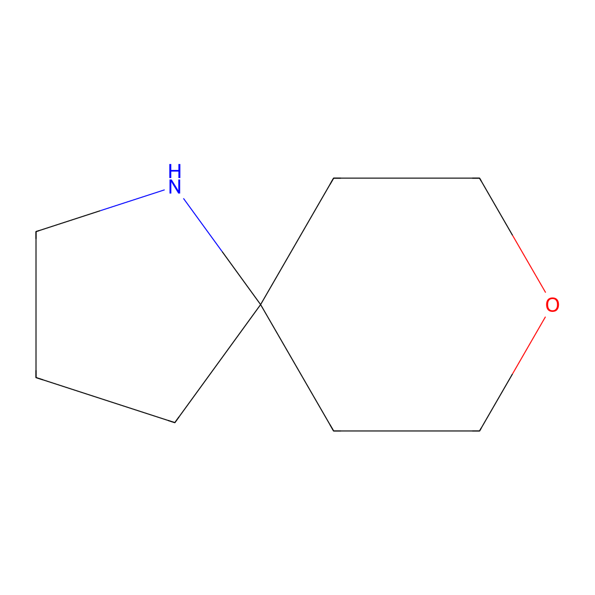 8-Oxa-1-azaspiro[4.5]decane molecular structure, CAS 51130-63-3