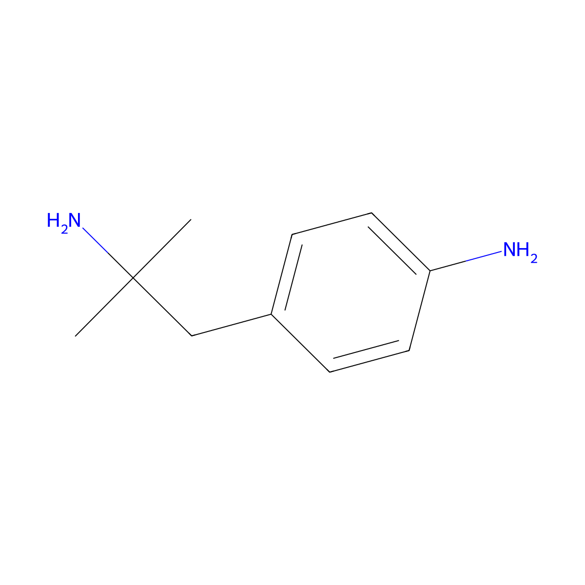 4-(2-Amino-2-methylpropyl)aniline molecular structure, CAS 51131-55-6
