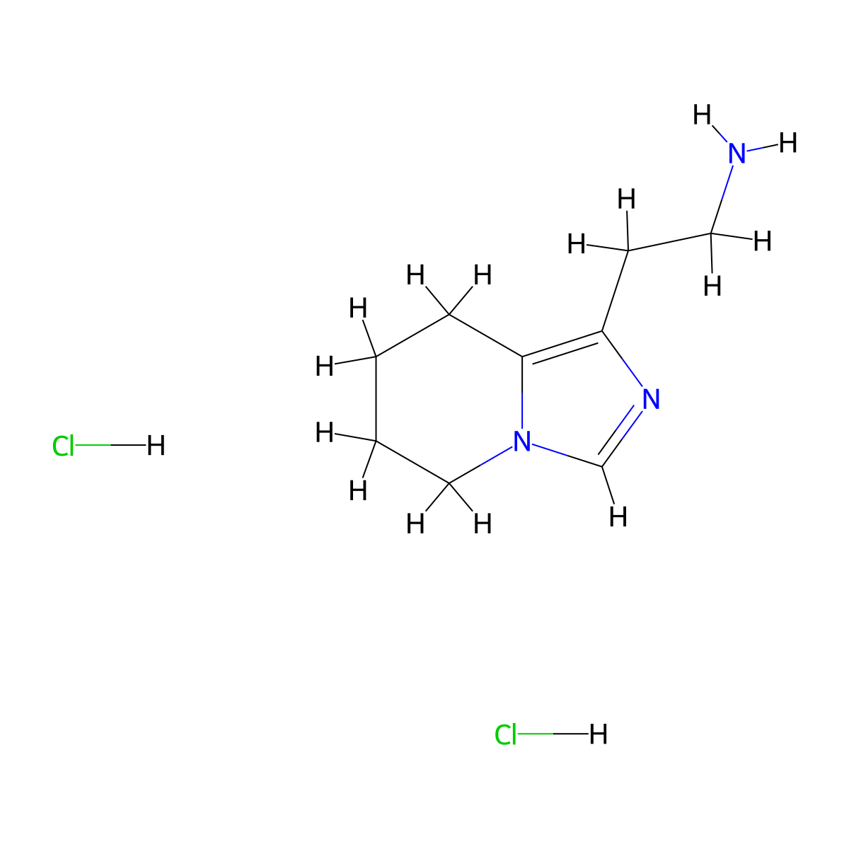 2-{5H,6H,7H,8H-imidazo[1,5-a]pyridin-1-yl}ethan-1-amine dihydrochloride molecular structure, CAS 51132-15-1