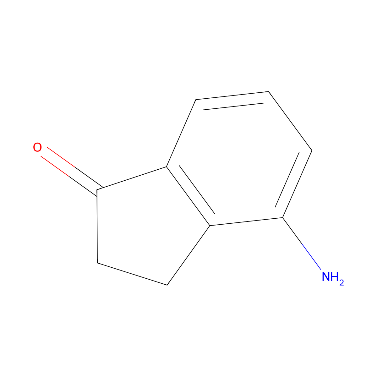 4-amino-2,3-dihydro-1H-inden-1-one molecular structure, CAS 51135-91-2