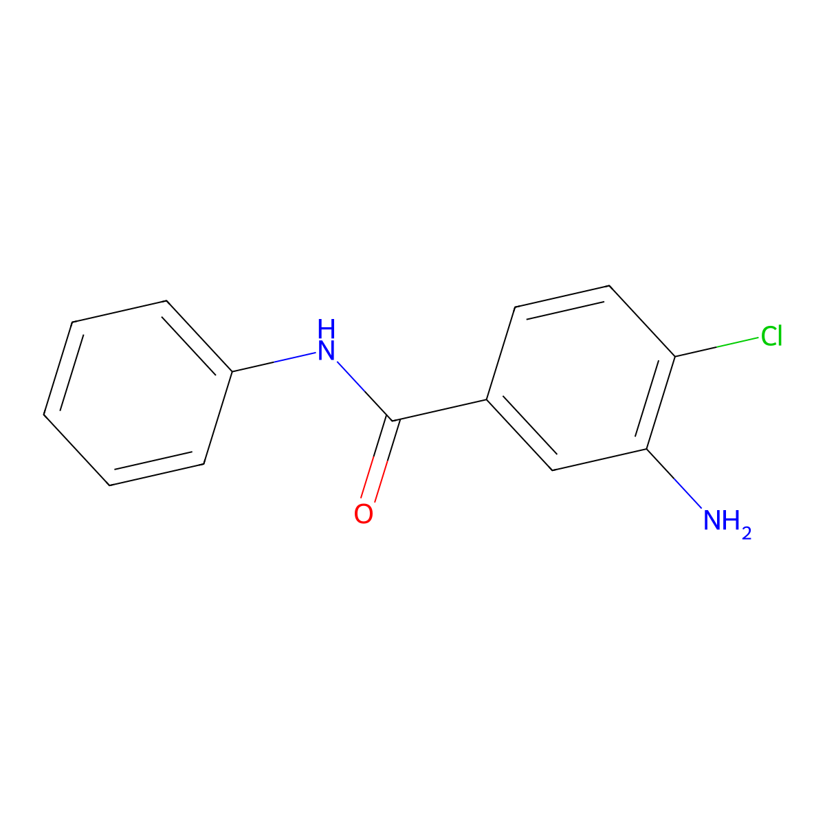 3-amino-4-chloro-N-phenylbenzamide molecular structure, CAS 51143-17-0