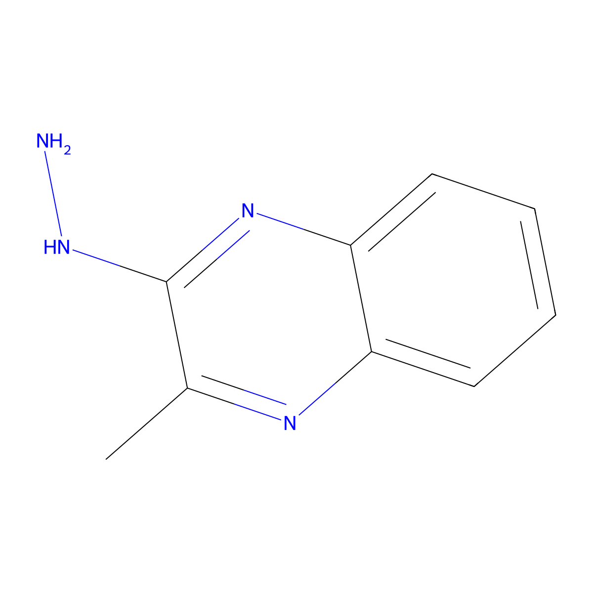 2-Hydrazinyl-3-methylquinoxaline molecular structure, CAS 51144-19-5