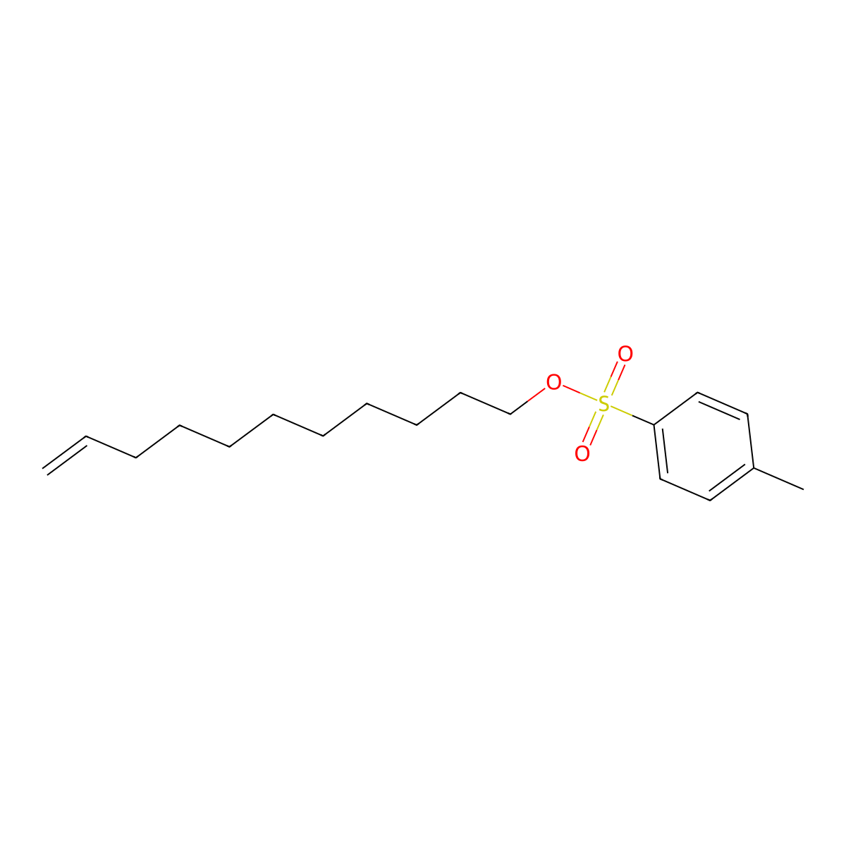 Undec-10-EN-1-YL 4-methylbenzenesulfonate molecular structure, CAS 51148-67-5