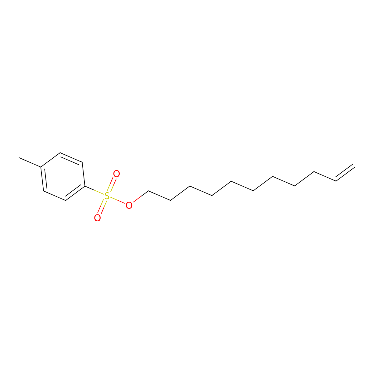 Undec-10-EN-1-YL 4-methylbenzenesulfonate molecular structure, CAS 51148-67-5