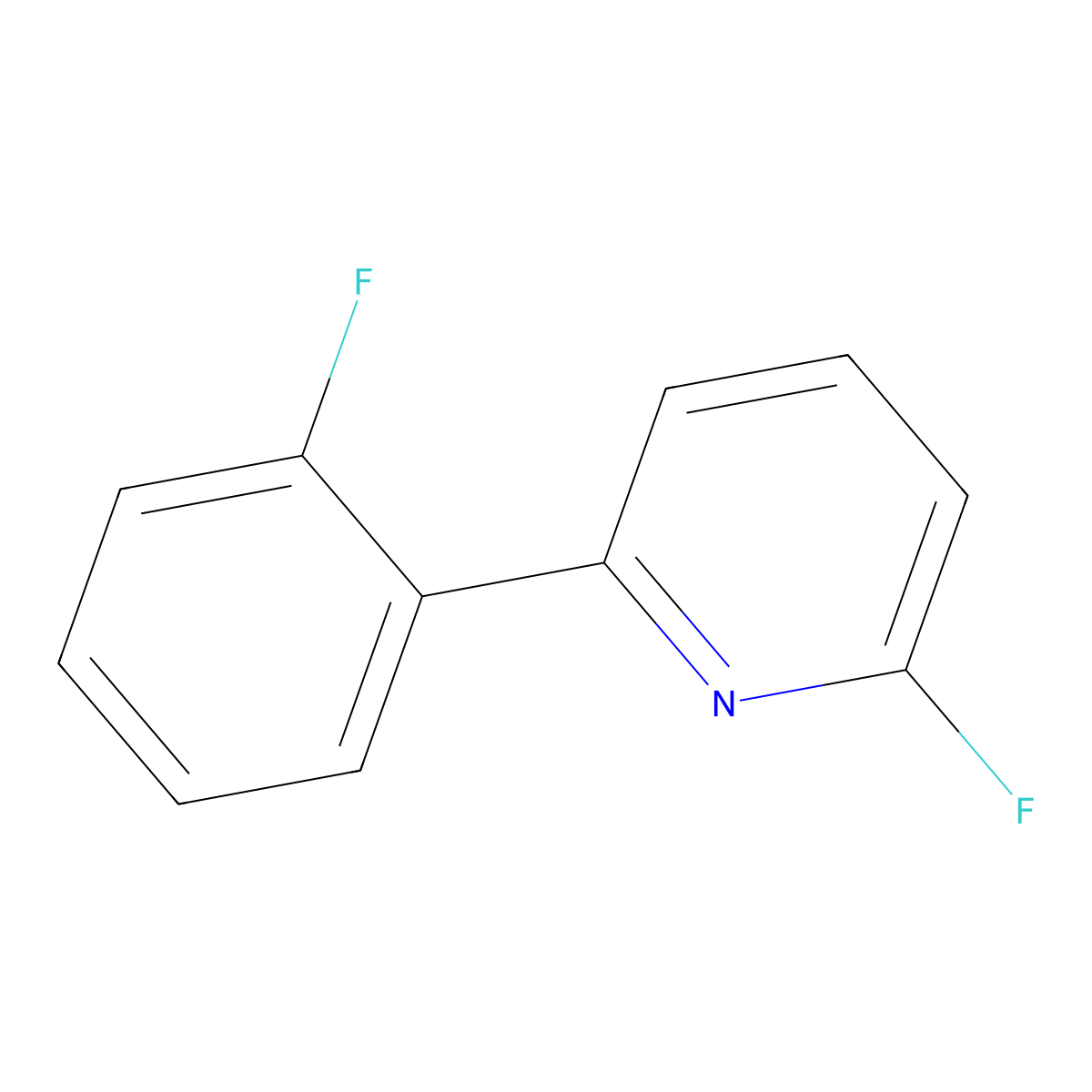 2-Fluoro-6-(2-fluorophenyl)pyridine molecular structure, CAS 511522-78-4