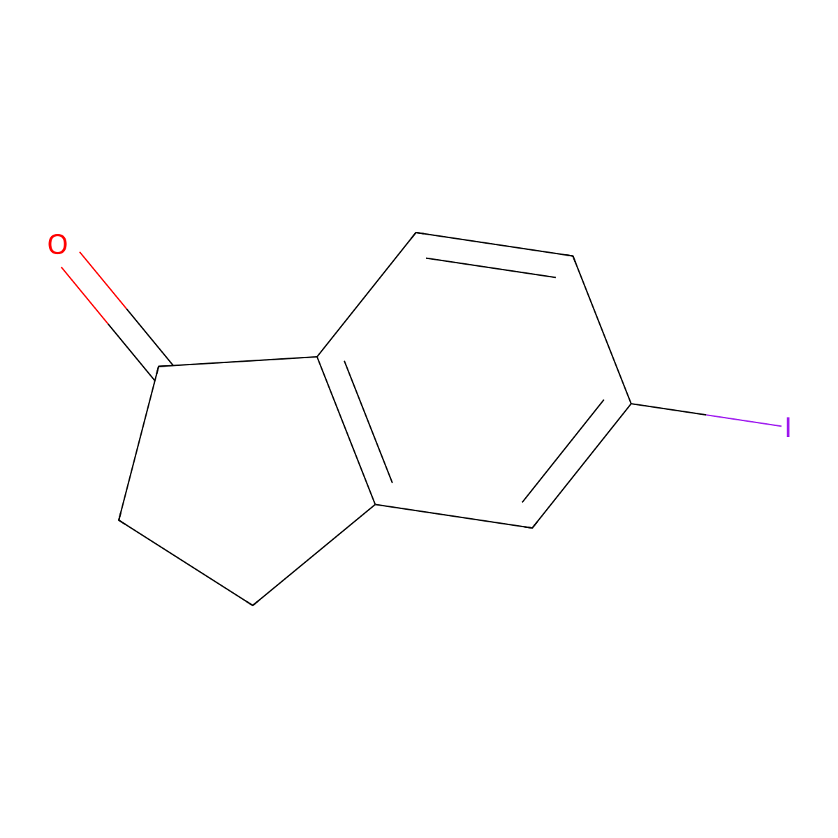 5-Iodoindan-1-one molecular structure, CAS 511533-38-3