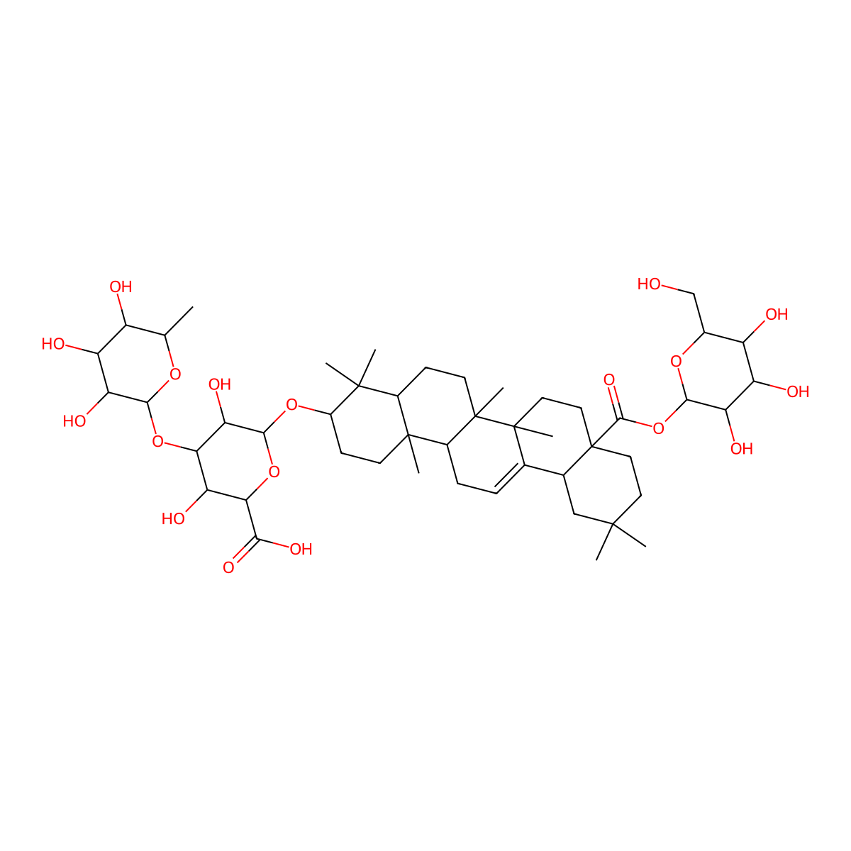Cyaonoside B molecular structure, CAS 51161-58-1