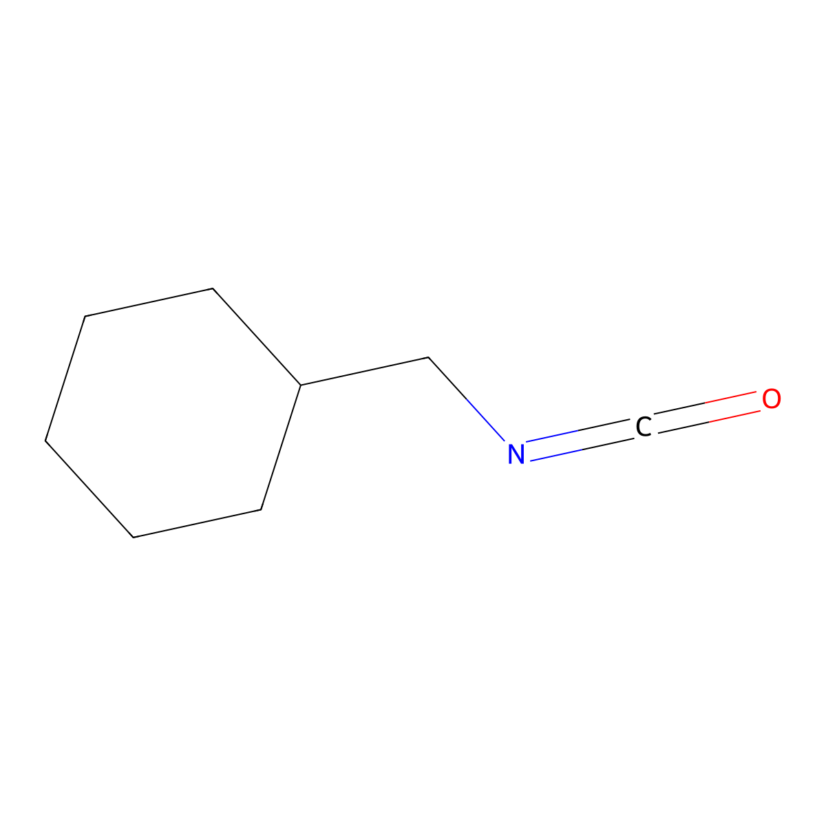 (Isocyanatomethyl)cyclohexane molecular structure, CAS 51163-24-7