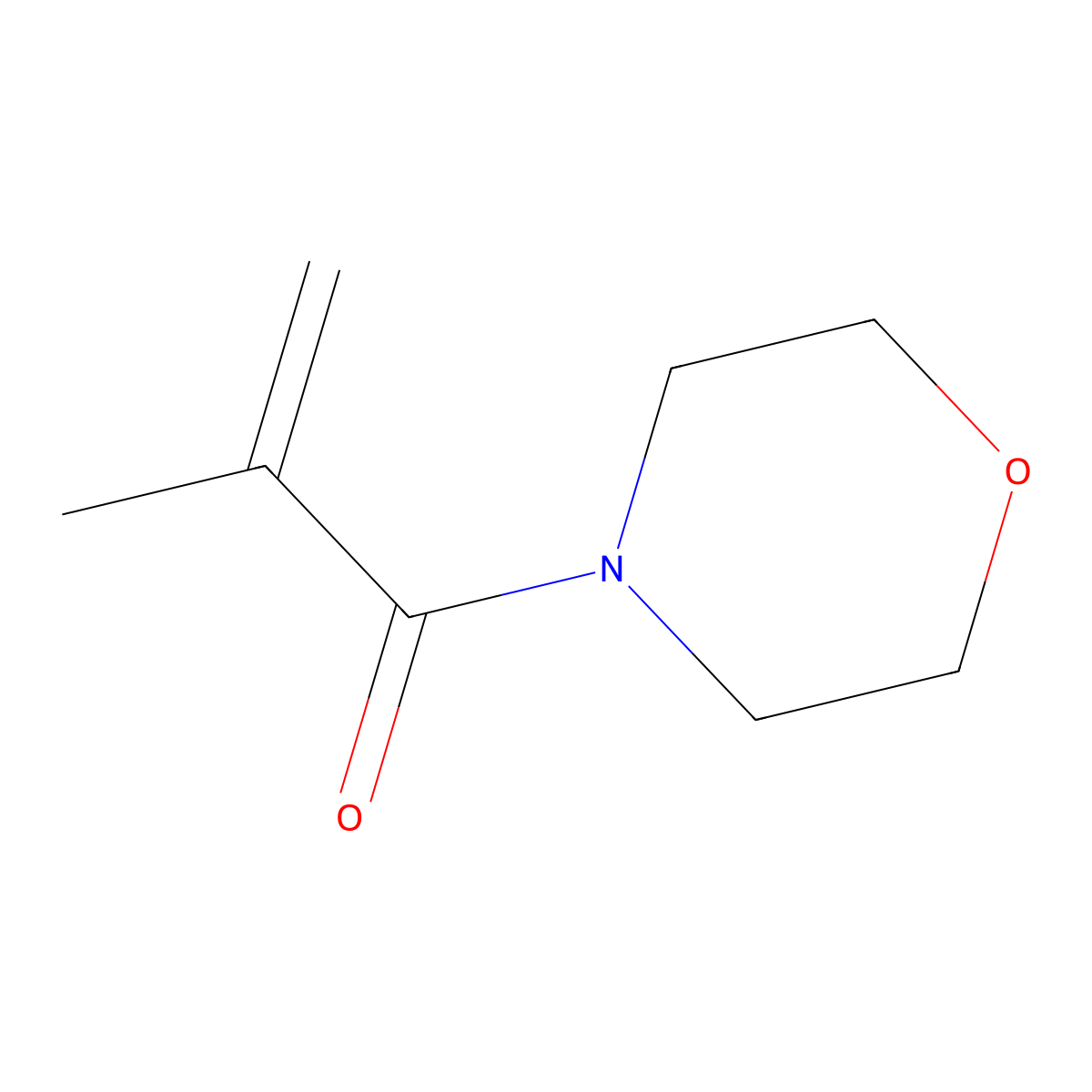 N-Methacryloylmorpholine molecular structure, CAS 5117-13-5