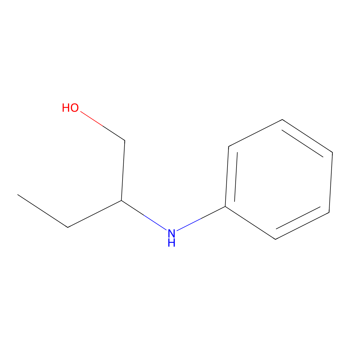 2-(Phenylamino)butan-1-ol molecular structure, CAS 51170-06-0