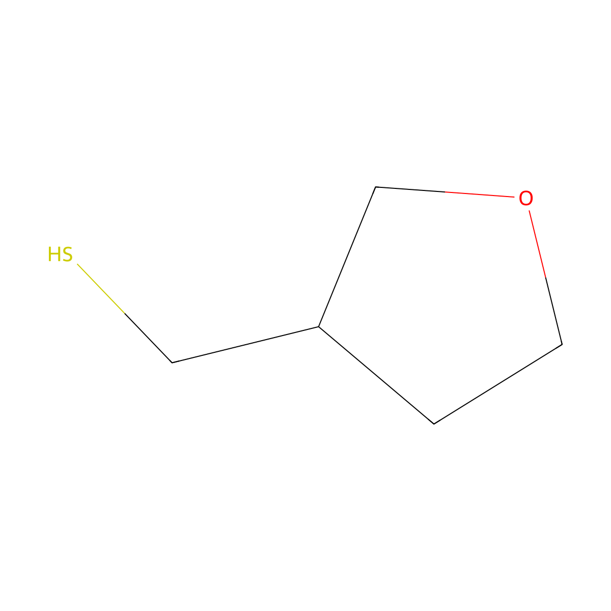(Oxolan-3-yl)methanethiol molecular structure, CAS 51171-23-4