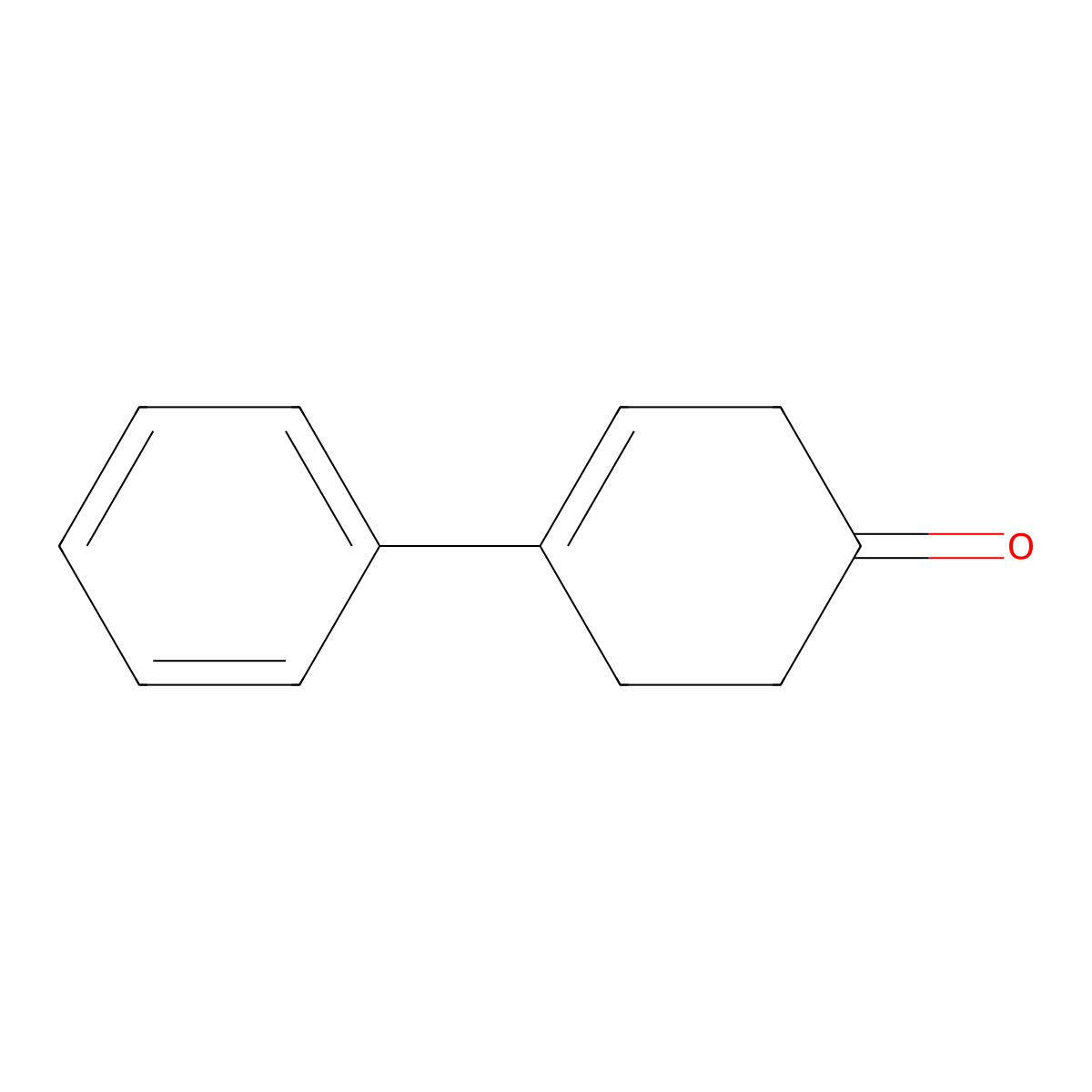 4-Phenylcyclohex-3-en-1-one molecular structure, CAS 51171-71-2