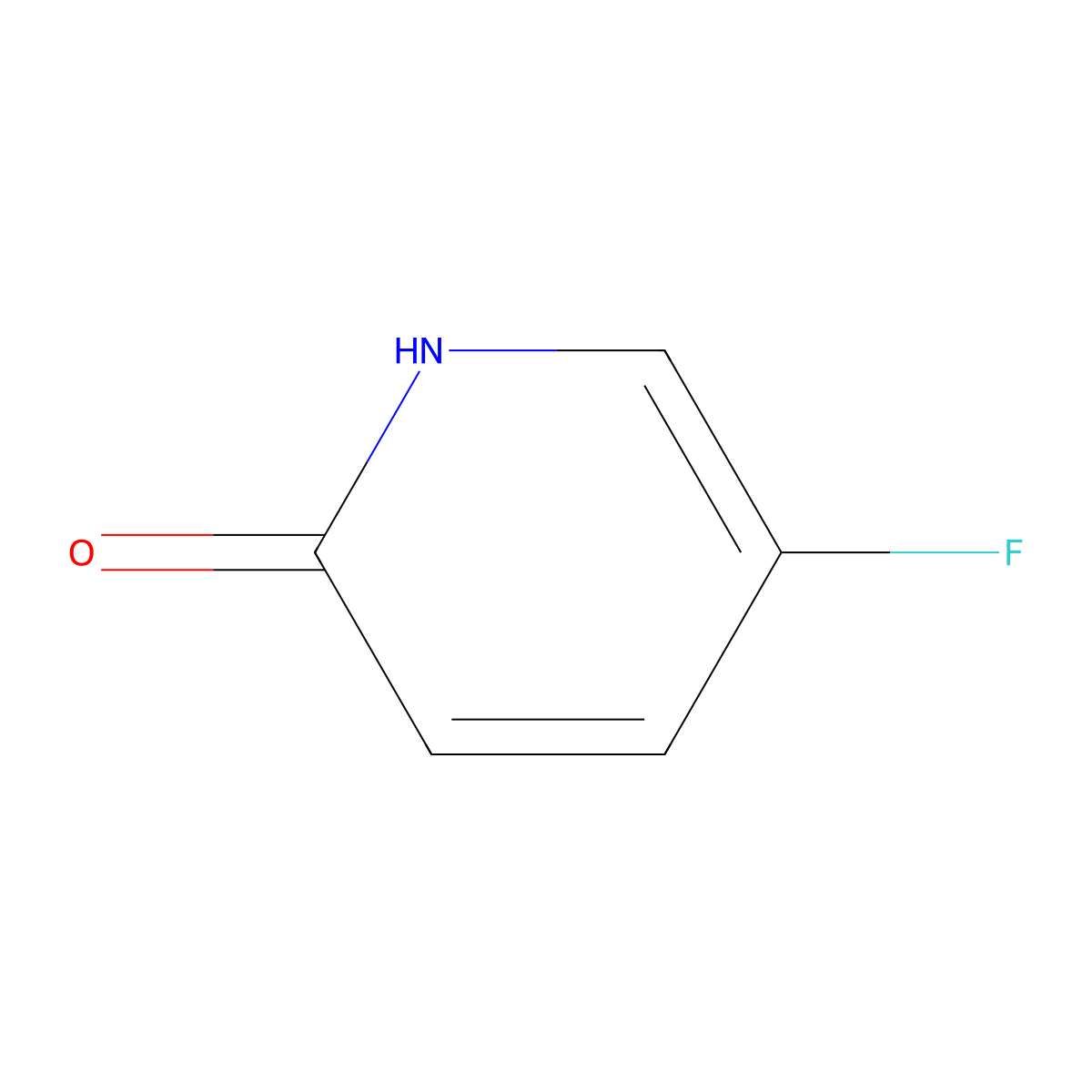 5-Fluoro-2-hydroxypyridine molecular structure, CAS 51173-05-8