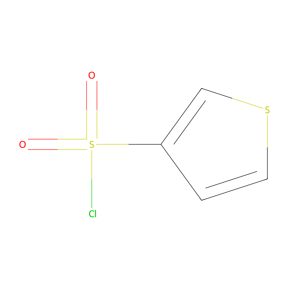 Thiophene-3-sulfonyl Chloride molecular structure, CAS 51175-71-4