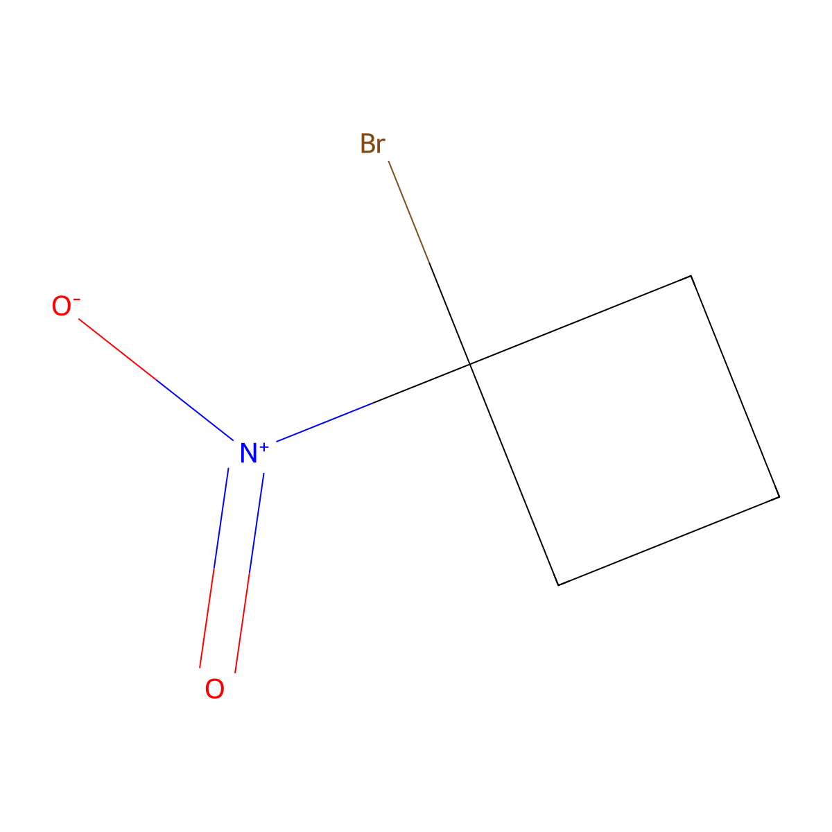 1-Bromo-1-nitrocyclobutane molecular structure, CAS 51175-81-6