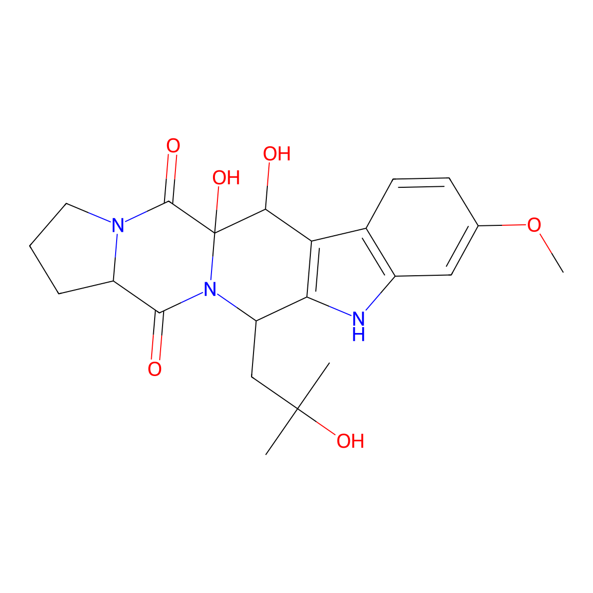 Verruculogen TR 2 molecular structure, CAS 51177-07-2