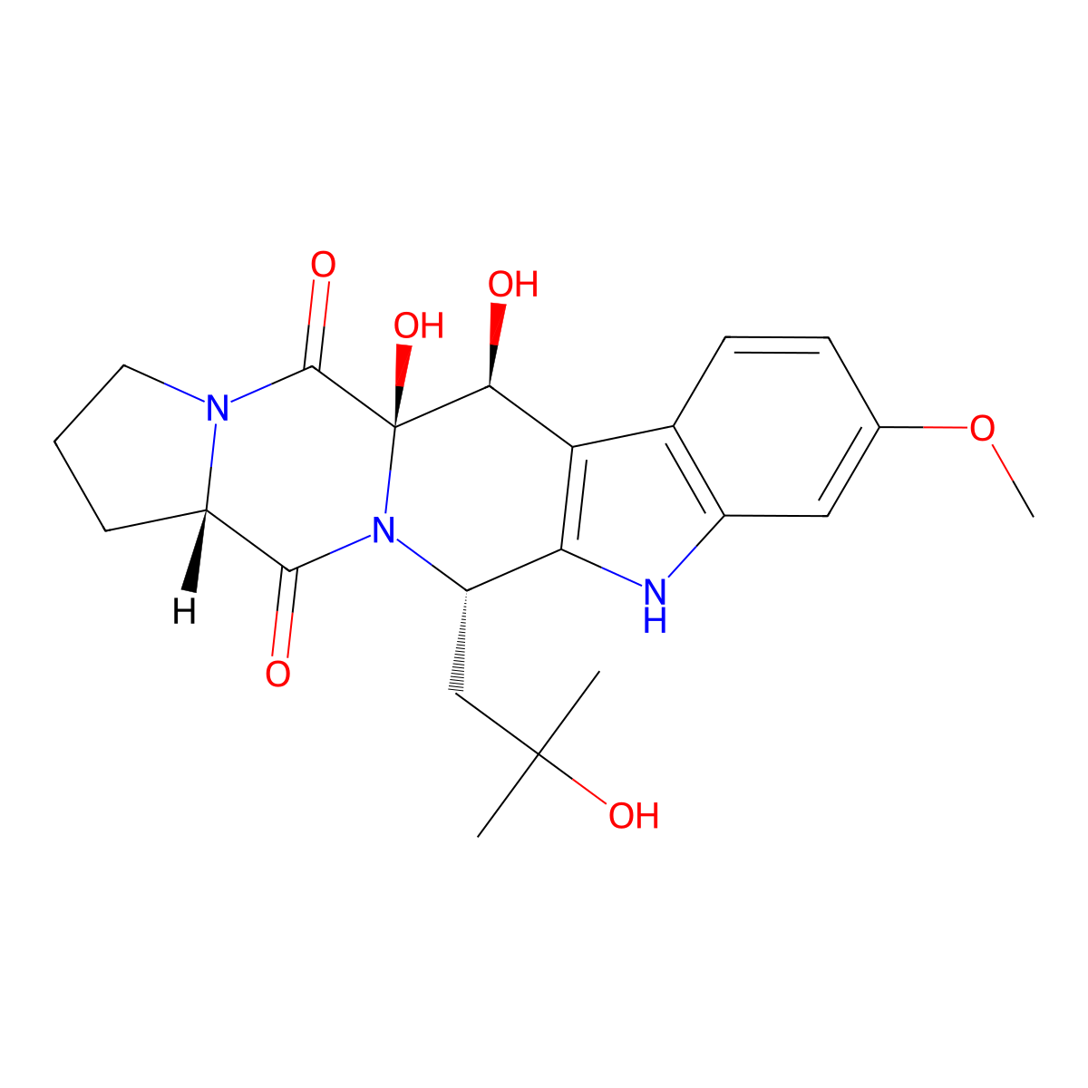 Verruculogen TR 2 molecular structure, CAS 51177-07-2