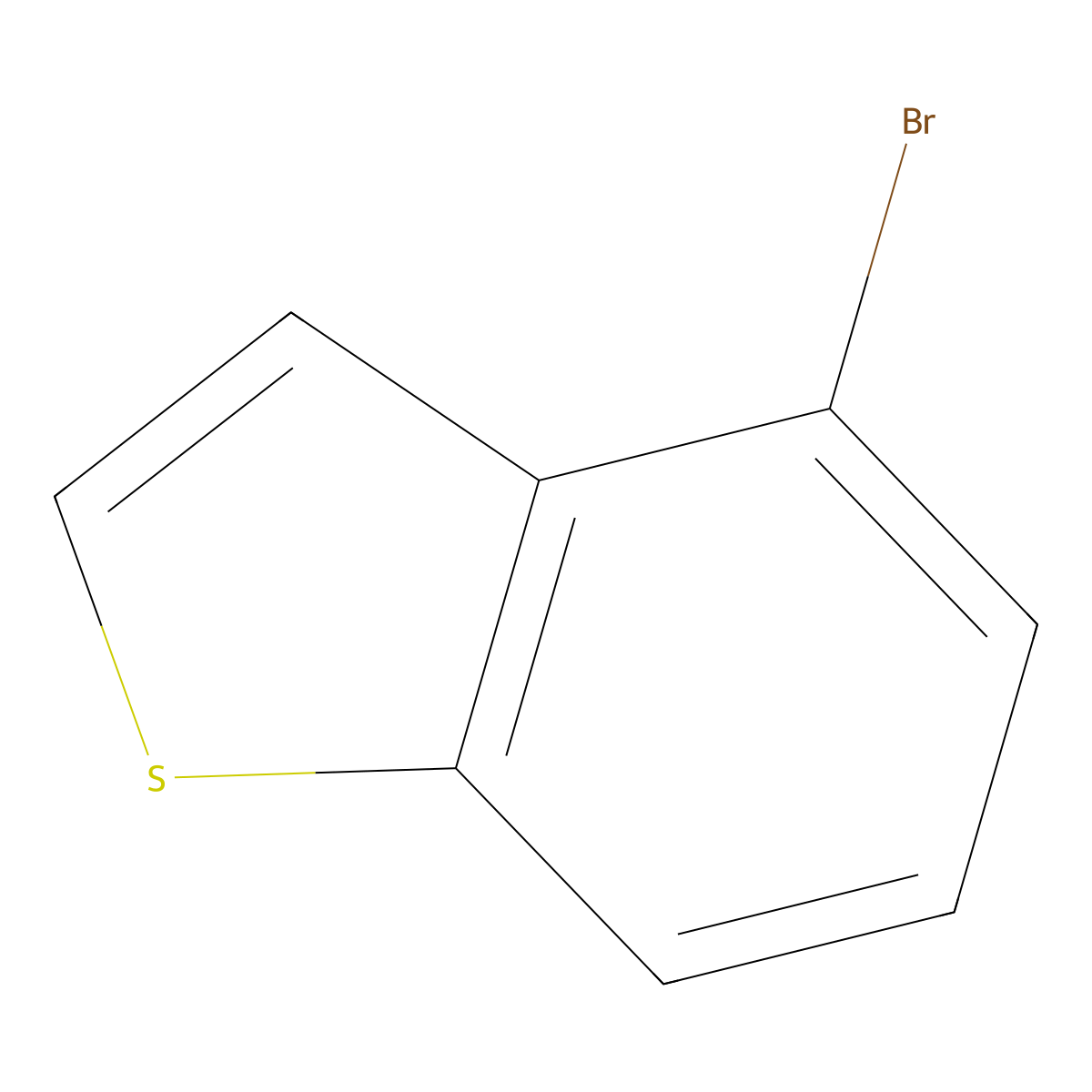 4-Bromobenzo[b]thiophene molecular structure, CAS 5118-13-8