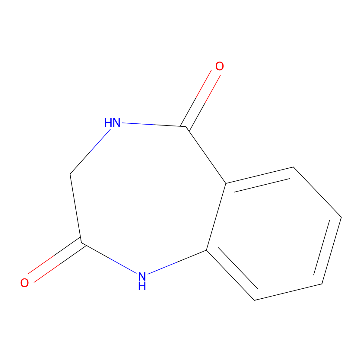 3,4-Dihydro-1H-1,4-benzodiazepine-2,5-dione molecular structure, CAS 5118-94-5