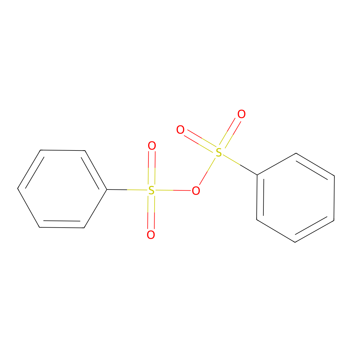 Benzenesulfonic Anhydride molecular structure, CAS 512-35-6