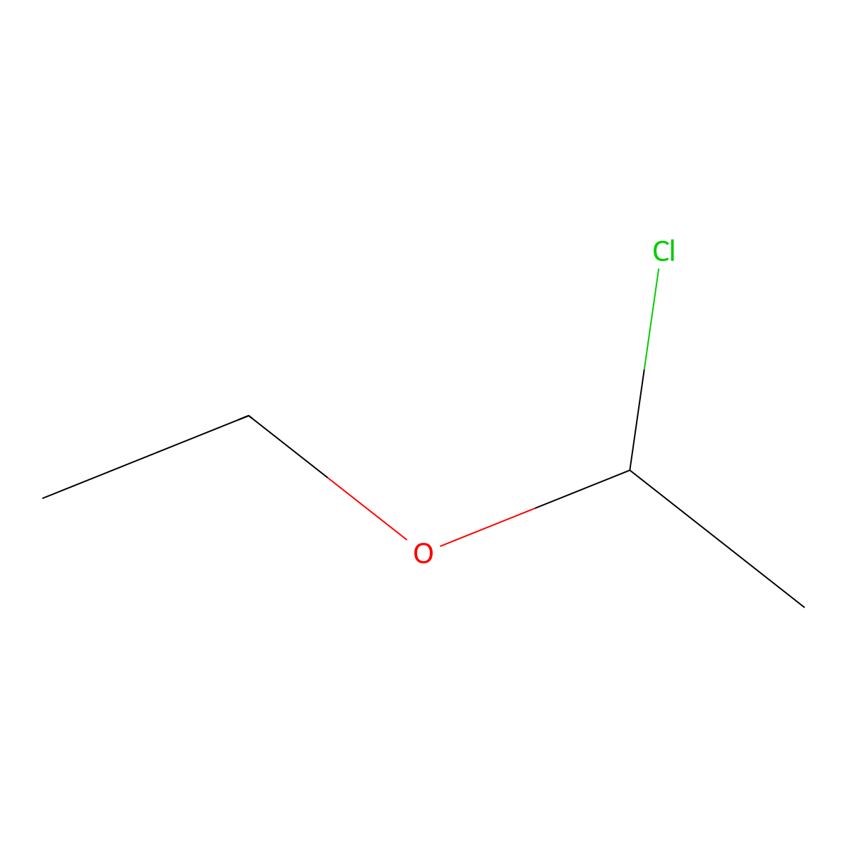 Ethane, 1-chloro-1-ethoxy- molecular structure, CAS 51202-81-4