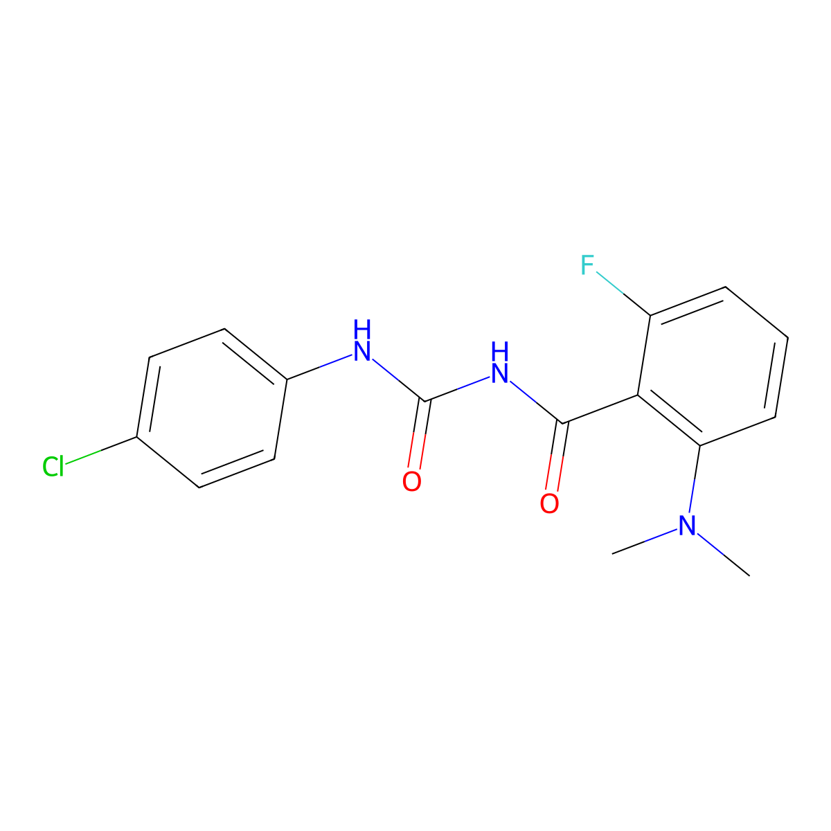 Clanfenur molecular structure, CAS 51213-99-1