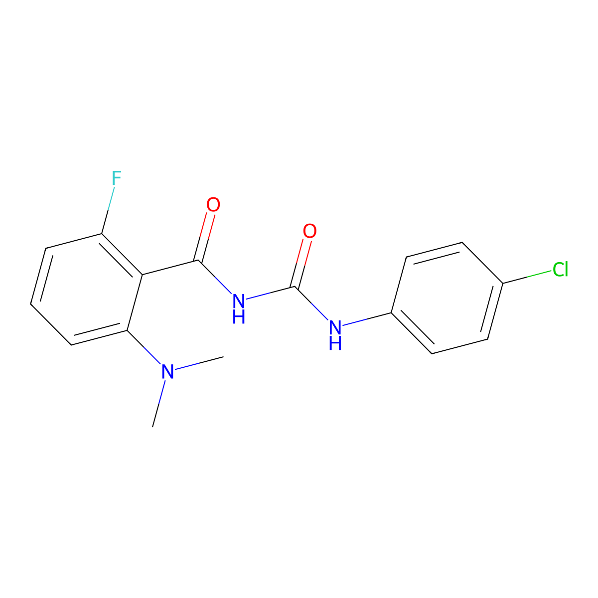 Clanfenur molecular structure, CAS 51213-99-1
