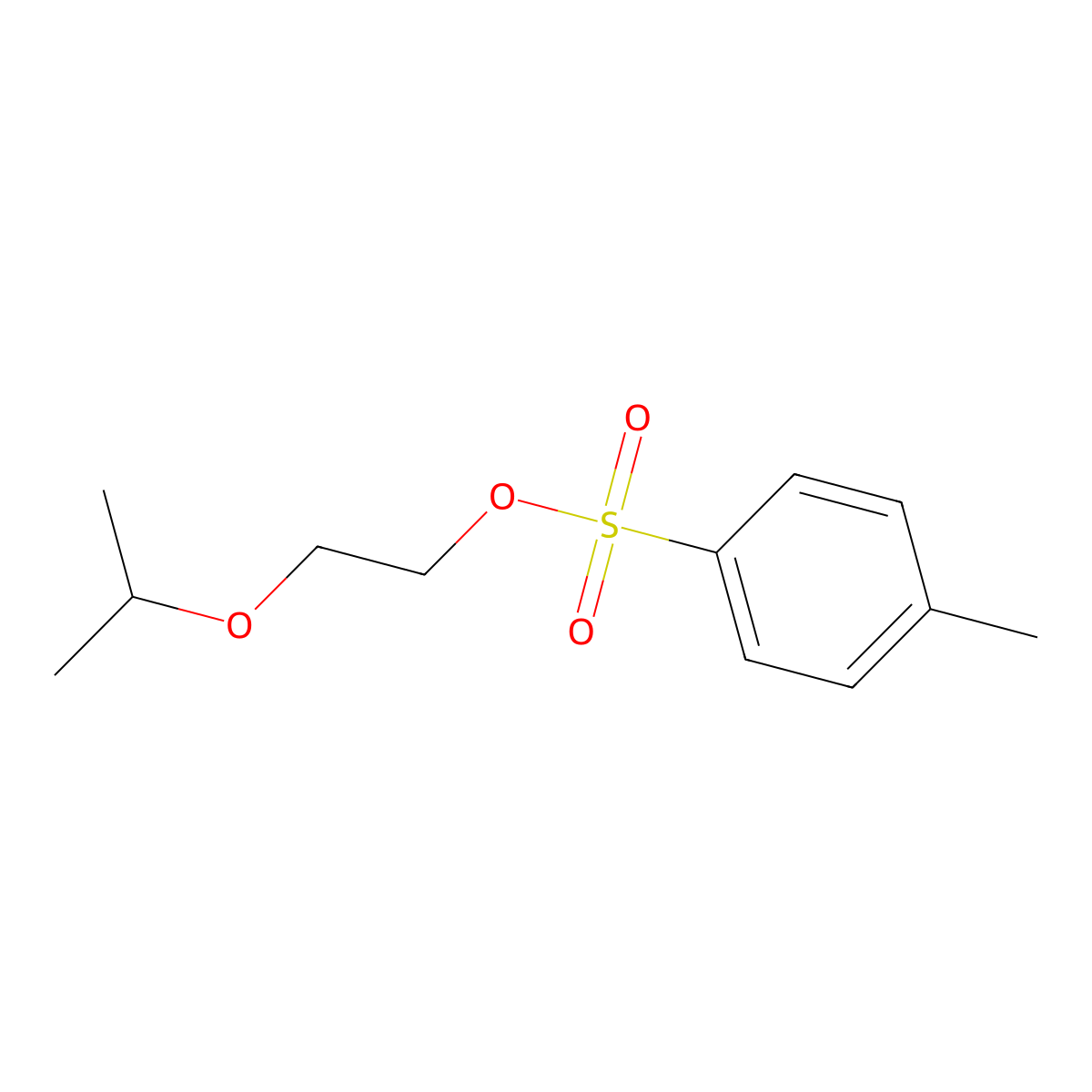 2-Isopropoxyethyl 4-methylbenzenesulfonate molecular structure, CAS 51218-98-5