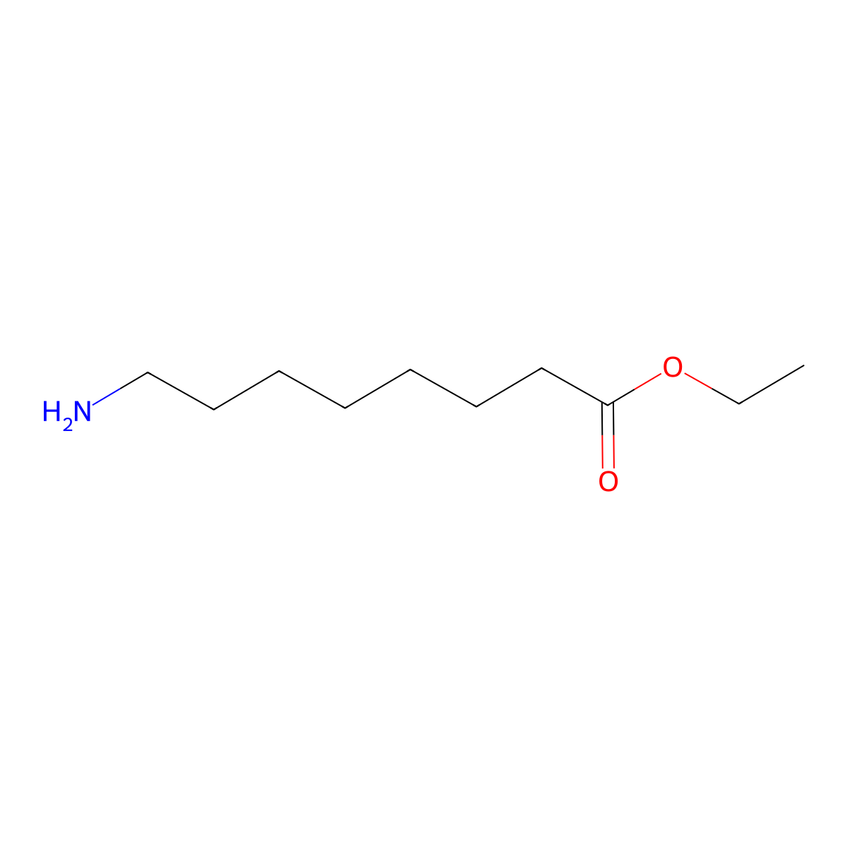 Ethyl 8-aminooctanoate molecular structure, CAS 51227-18-0