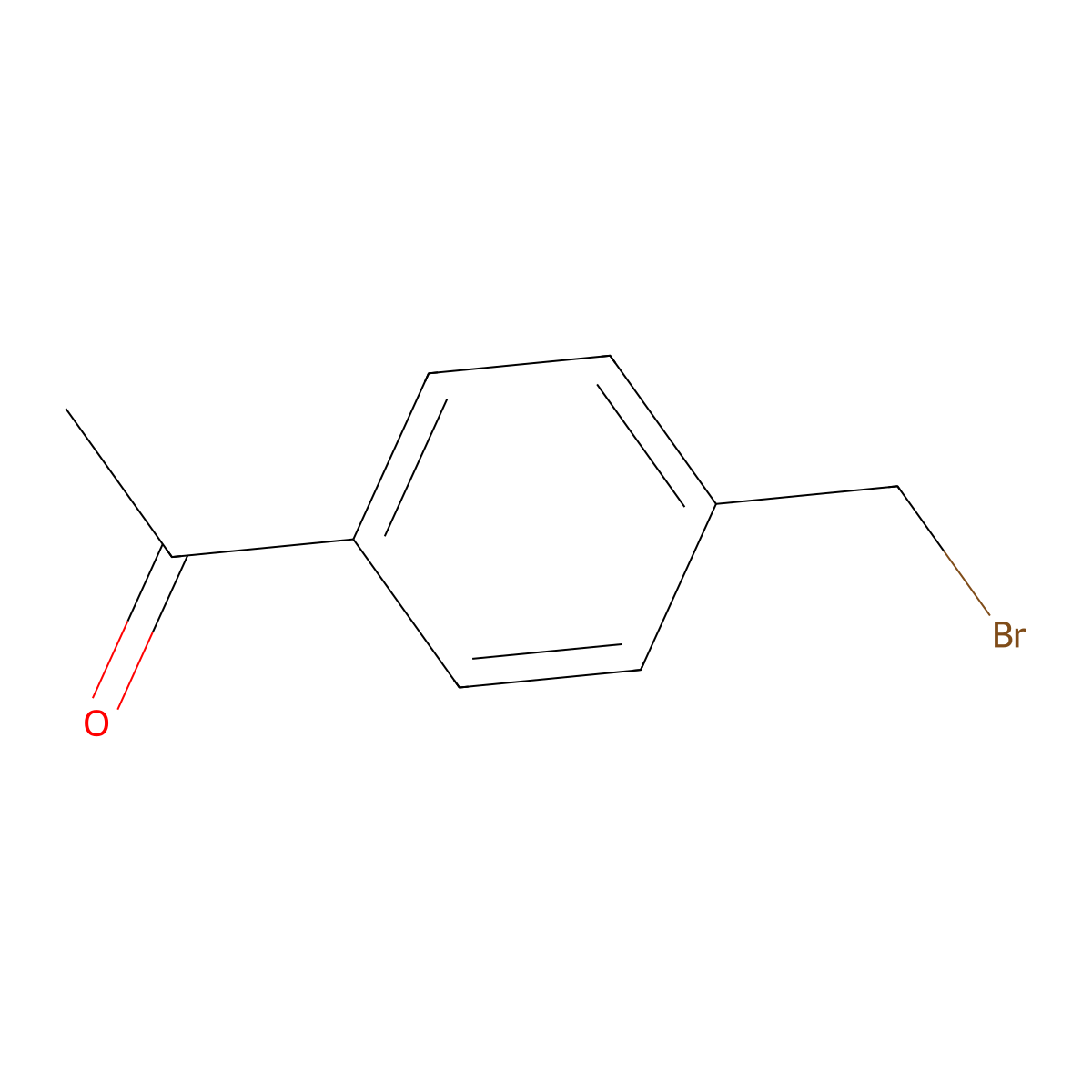 1-[4-(Bromomethyl)phenyl]ethan-1-one molecular structure, CAS 51229-51-7