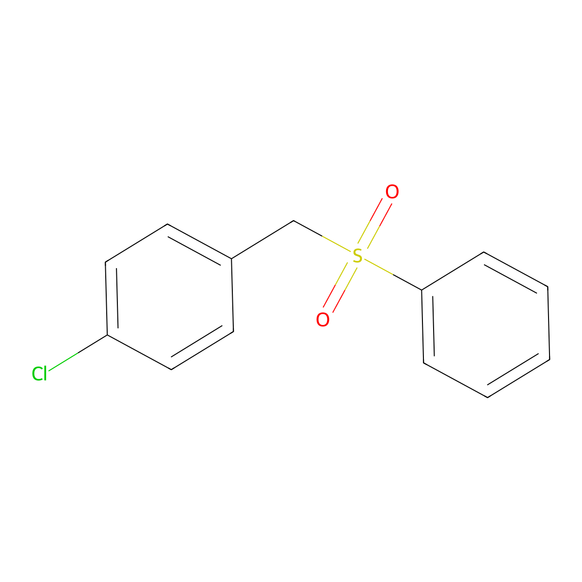 1-[(Benzenesulfonyl)methyl]-4-chlorobenzene molecular structure, CAS 51229-56-2