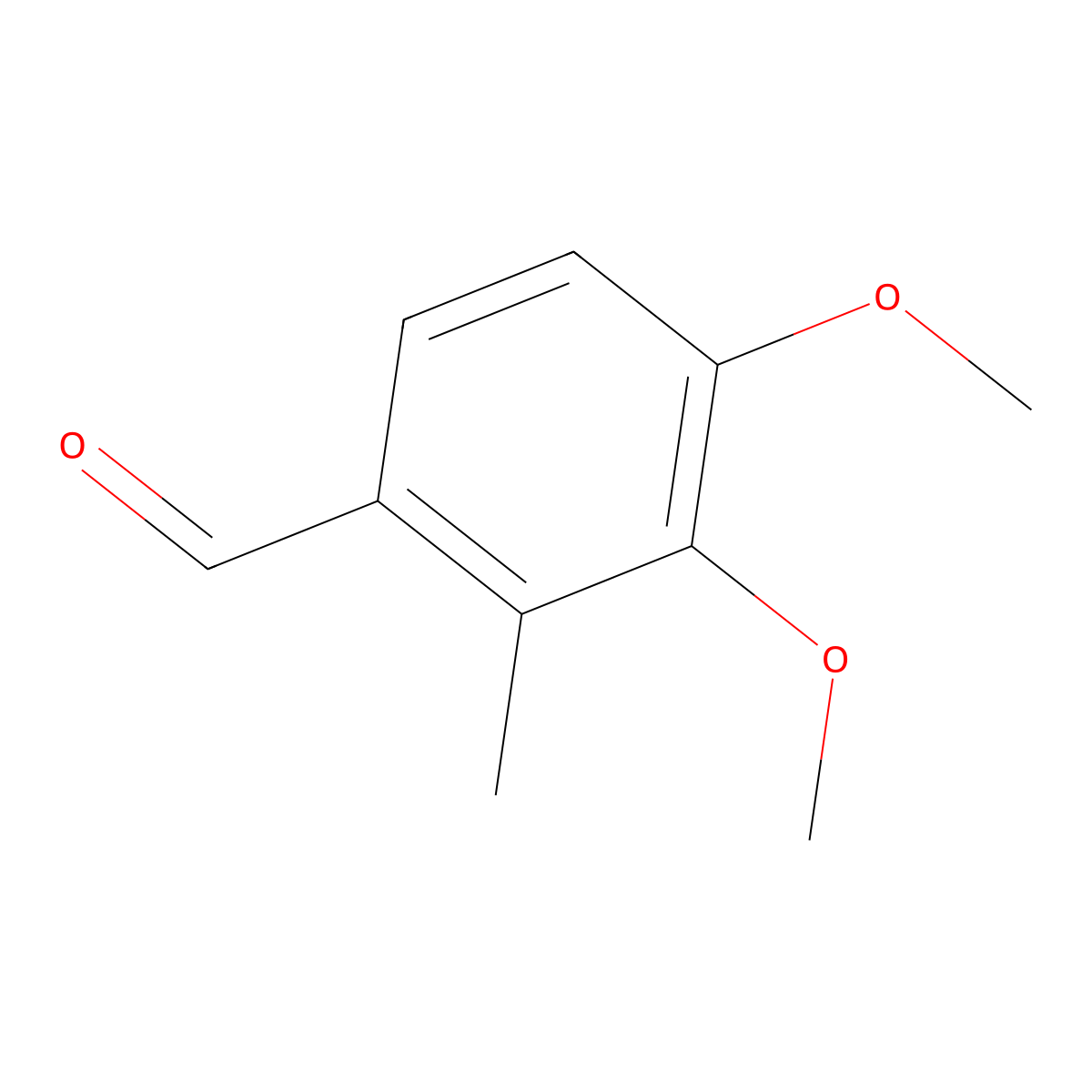 2-Methylveratraldehyde molecular structure, CAS 51234-09-4