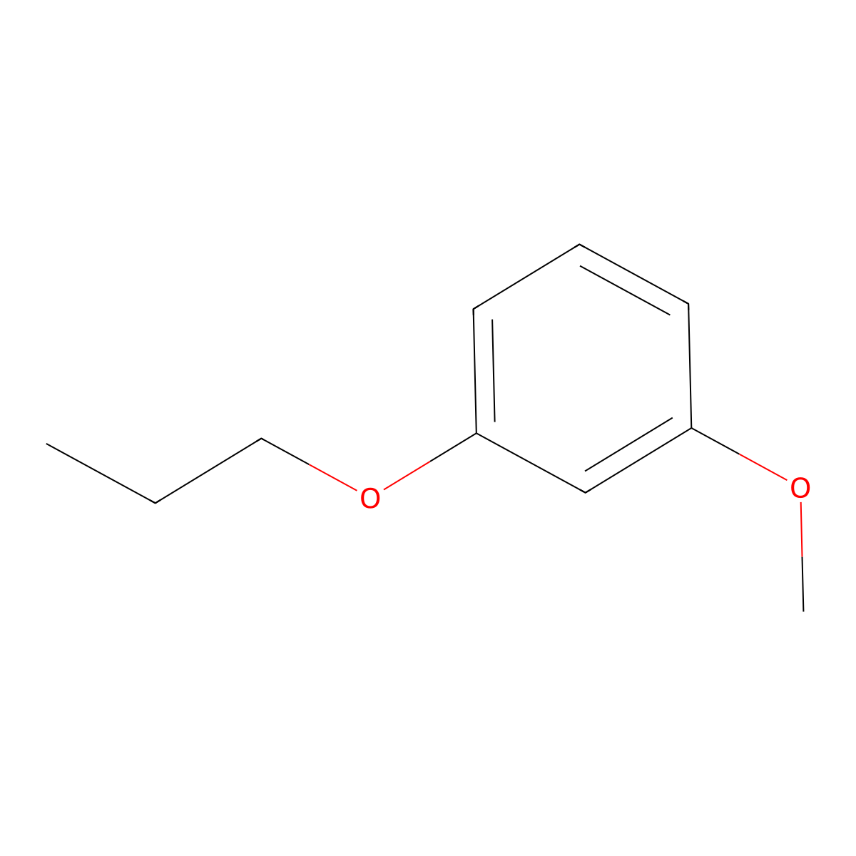 1-Methoxy-3-propoxybenzene molecular structure, CAS 51241-30-6