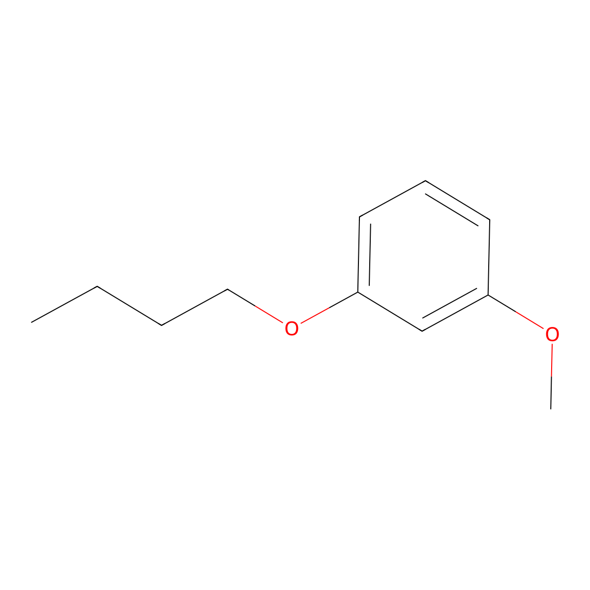 1-Butoxy-3-methoxybenzene molecular structure, CAS 51241-32-8