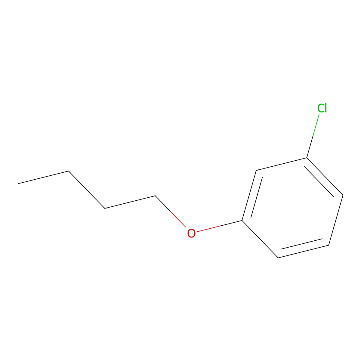 1-Butoxy-3-chlorobenzene molecular structure, CAS 51241-34-0