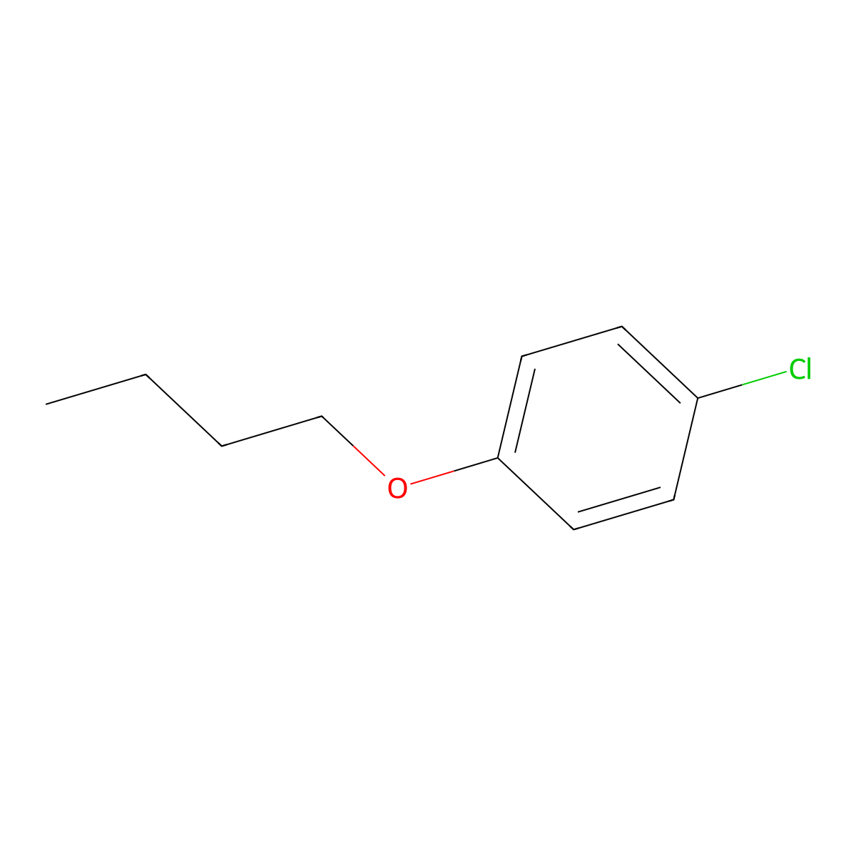 1-Butoxy-4-chlorobenzene molecular structure, CAS 51241-35-1