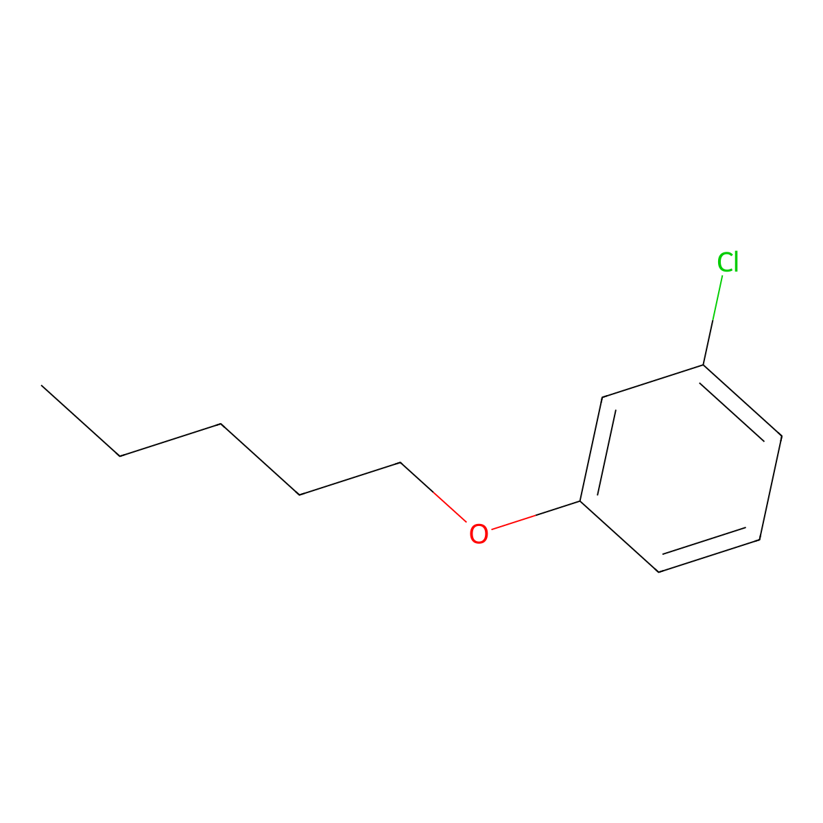 1-Chloro-3-(pentyloxy)benzene molecular structure, CAS 51241-38-4