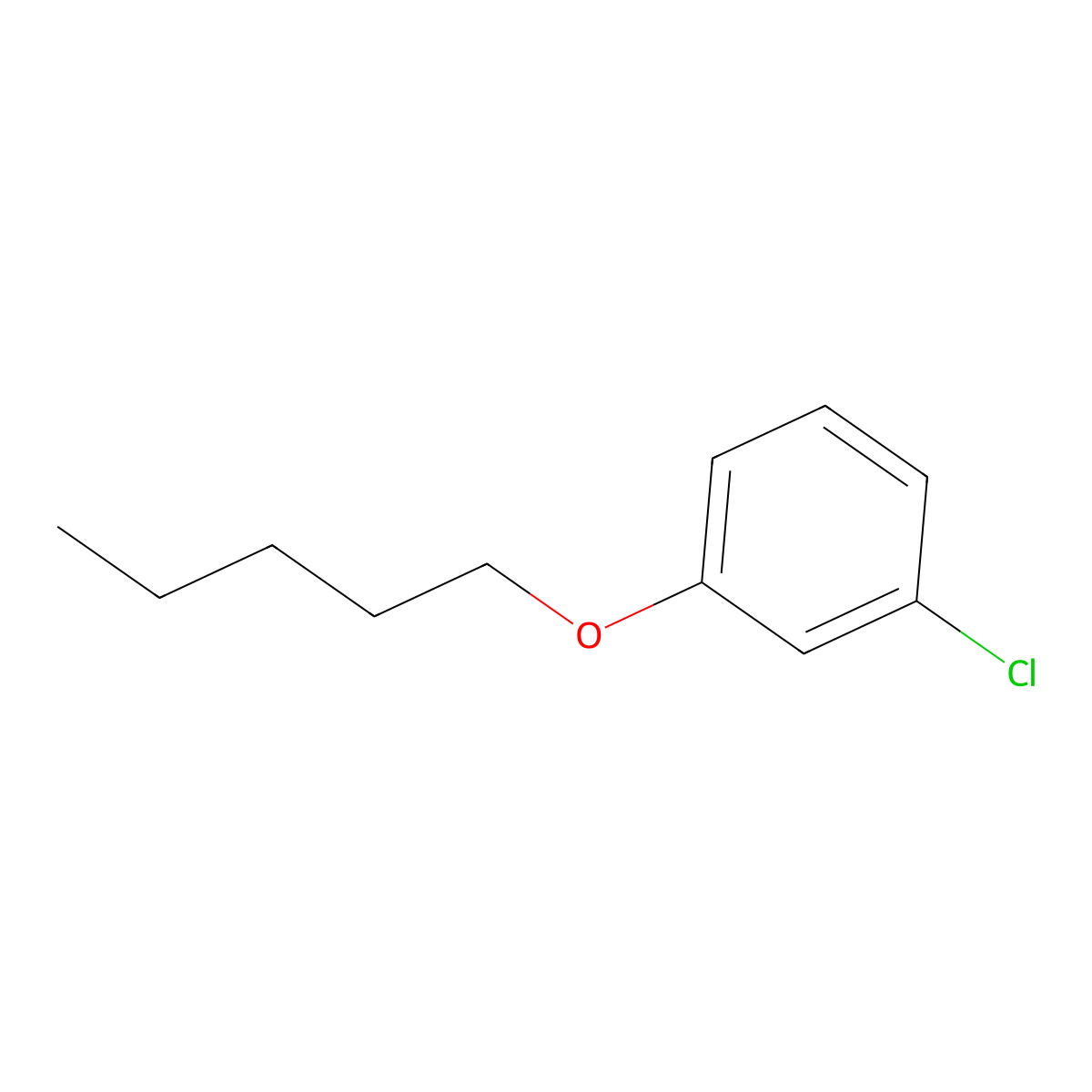 1-Chloro-3-(pentyloxy)benzene molecular structure, CAS 51241-38-4