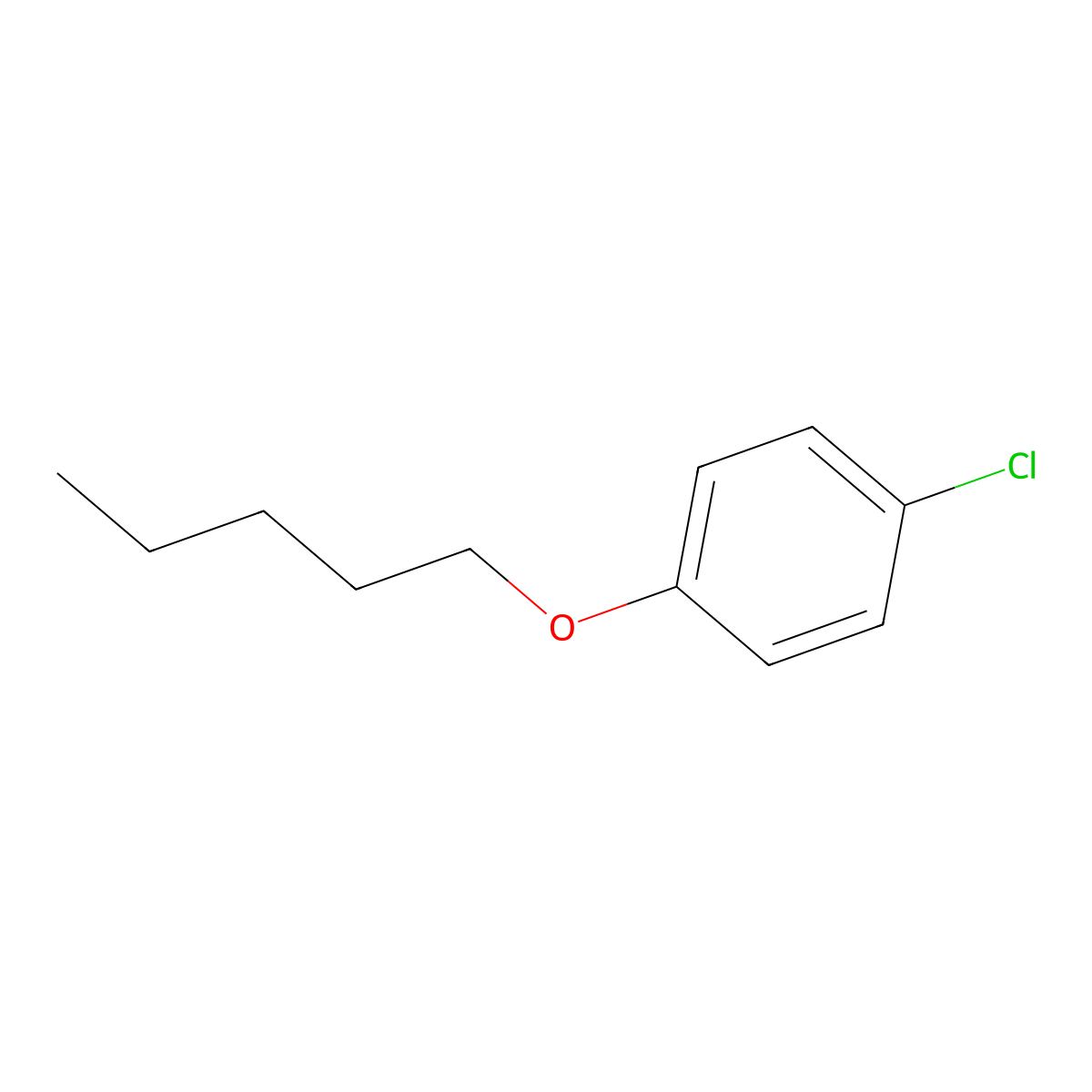 1-Chloro-4-(pentyloxy)benzene molecular structure, CAS 51241-40-8