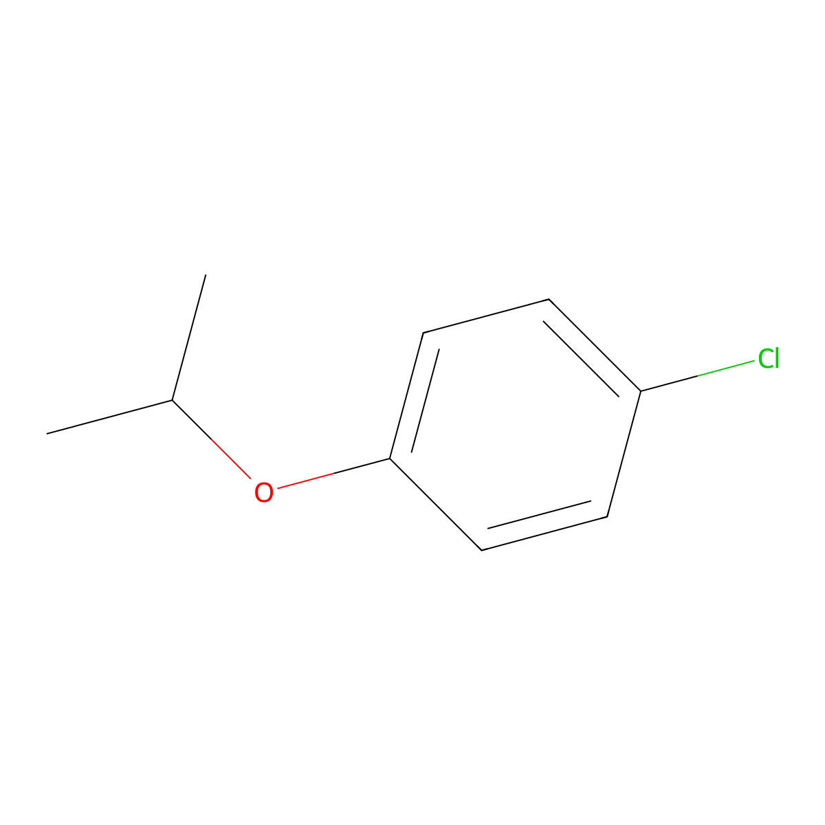 1-Chloro-4-isopropoxybenzene molecular structure, CAS 51241-43-1