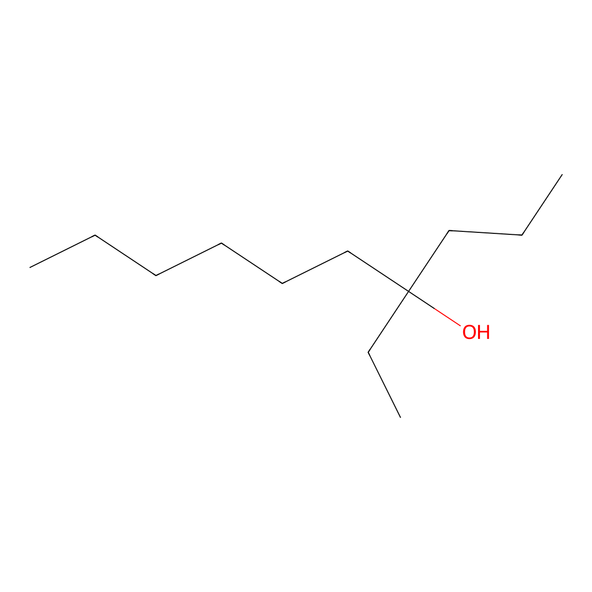 4-Ethyldecan-4-OL molecular structure, CAS 51246-25-4