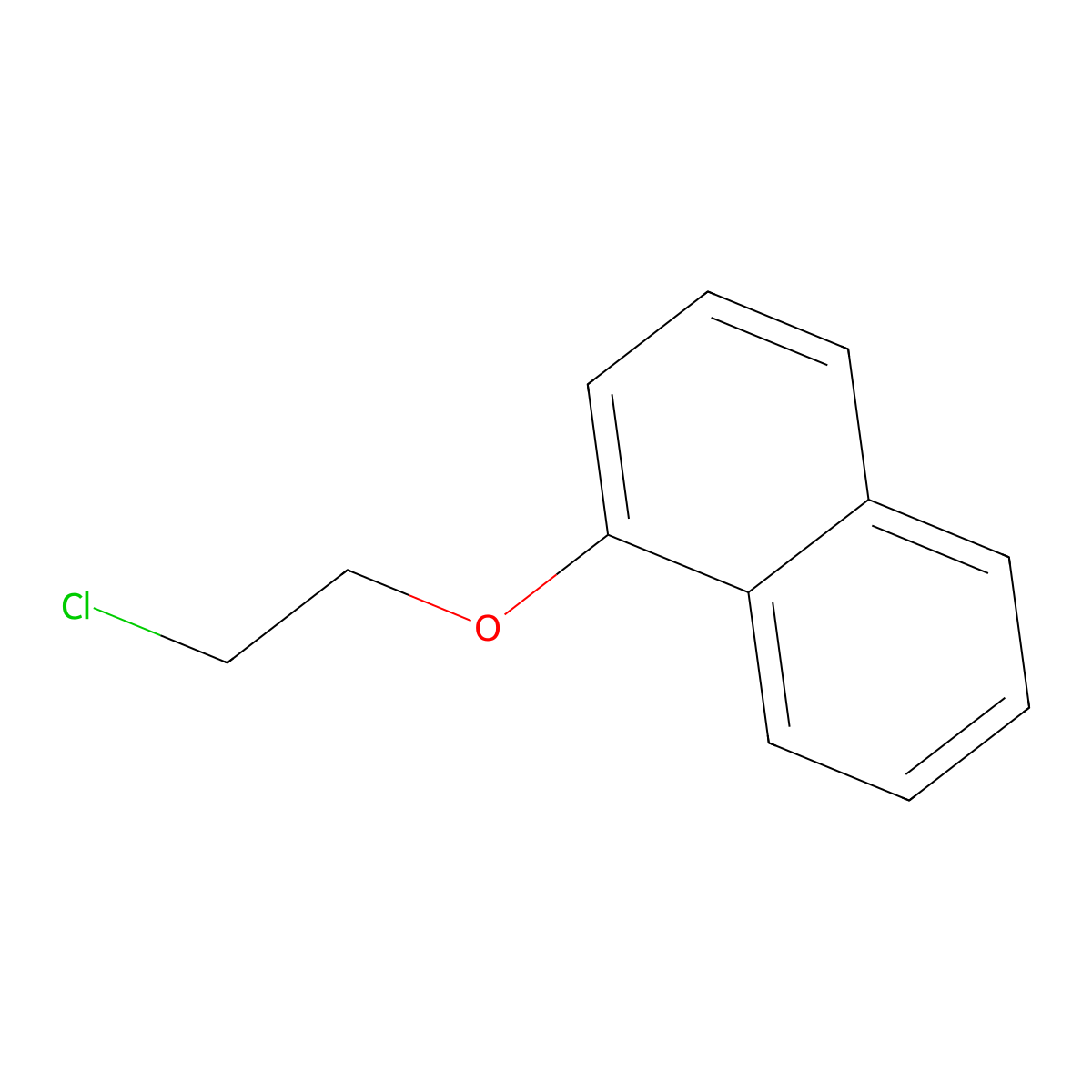 1-(2-Chloroethoxy)naphthalene molecular structure, CAS 51251-55-9